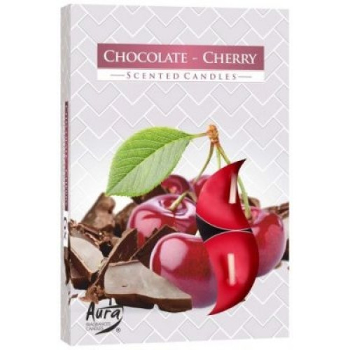 Vela para Rechaud Chocolate com Cereja (Importado)