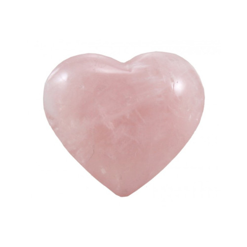 Coração em Quartzo Rosa (6 cm)