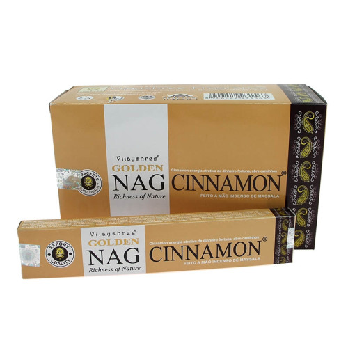 Incenso de Massala Golden Nag Cinnamon