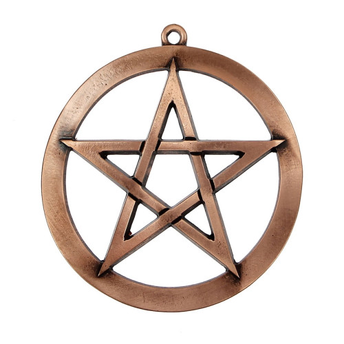 Amuleto Pentagrama Bronze