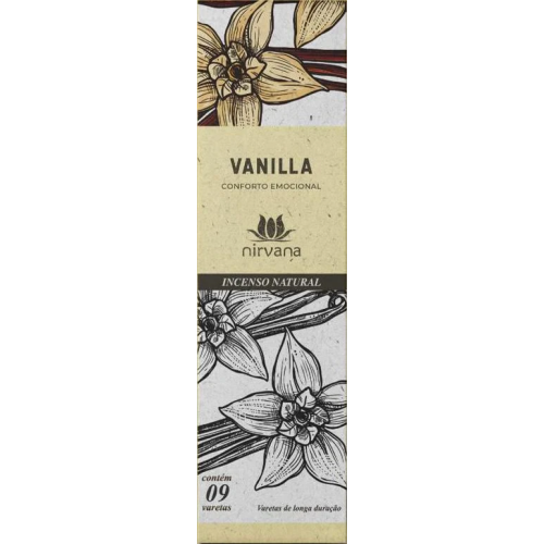 Incenso Natural Vanilla - Nirvana